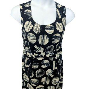 George Blue and White Sleeveless Sheath Dress 14